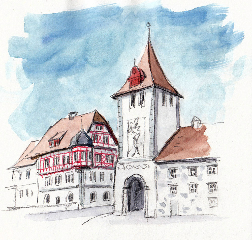 1. Mai 2022, Sketchcrawl in Sempach